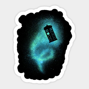 Tardis Trail Sticker